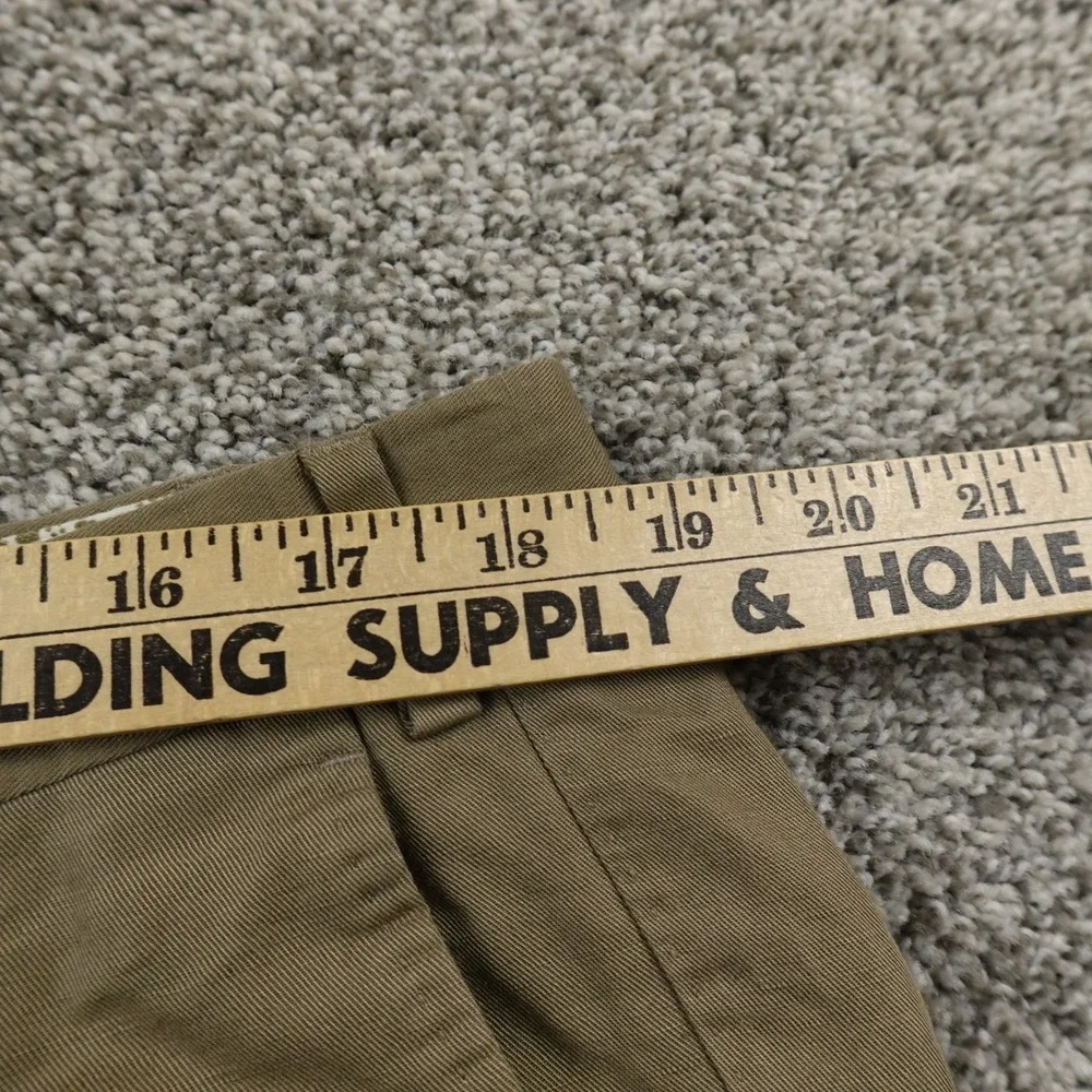 Suit Supply Pants Mens 38X37 Brown Linen Cotton Chino Dress‎ Trouser Slacks Flat